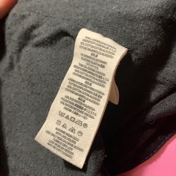 Free People Black vegan Leather denim Jacket with Shawl worn two ways sz2 - Picture 8 of 9